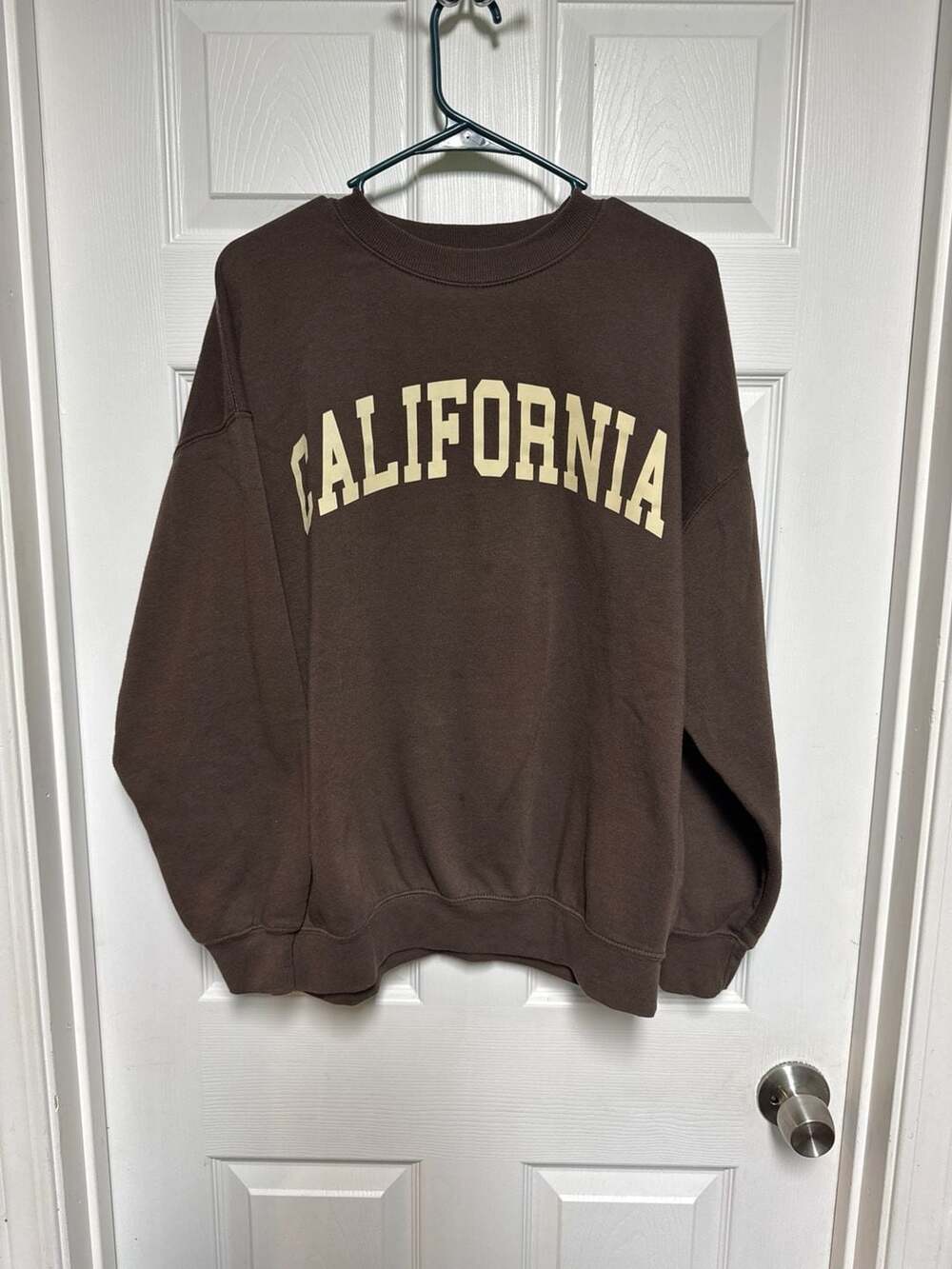 Reflex California Graphic Brown  Crewneck Sweatshirt